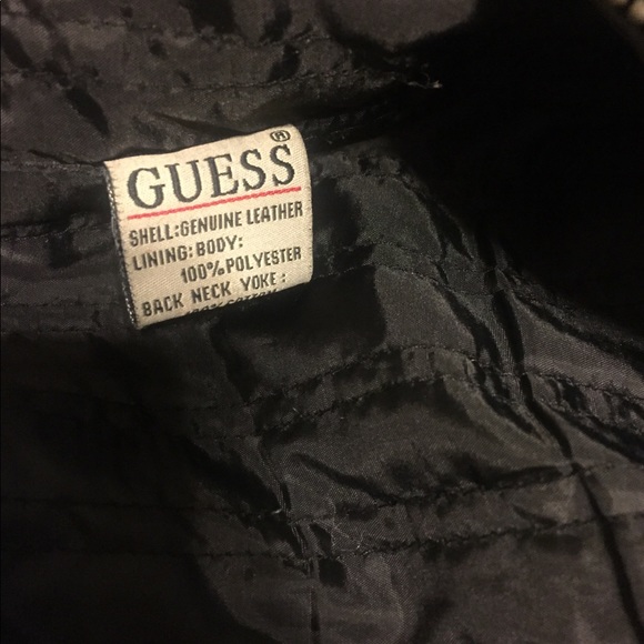 🔴⚫️SOLD 🔴⚫️Men's Guess Leather Jacket - Picture 8 of 8